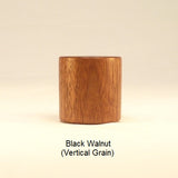 Lamp Shade Finial Drum 9 Black Walnut Wood