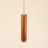 Fan Pull in Black Walnut Handmade by Picinae Studios