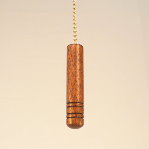 Black Walnut Fan Pull Handmade By Picinae Studios