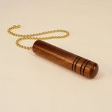 Black Walnut Fan Pull Handmade by Picinae Studios