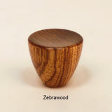 Wooden Lamp Finial Cup 3 Zebrawood