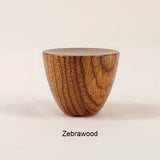 Lamp Shade Finial Zebrawood Cup 5